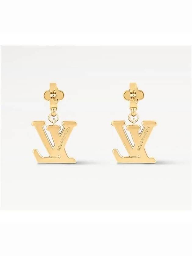 Lady LV Earrings Gold - LOUIS VUITTON - BALAAN 4