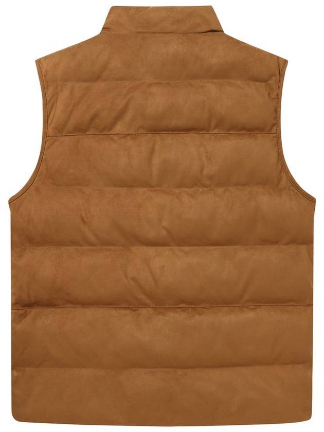 Suede Padding Vest Camel - SOLEW - BALAAN 3