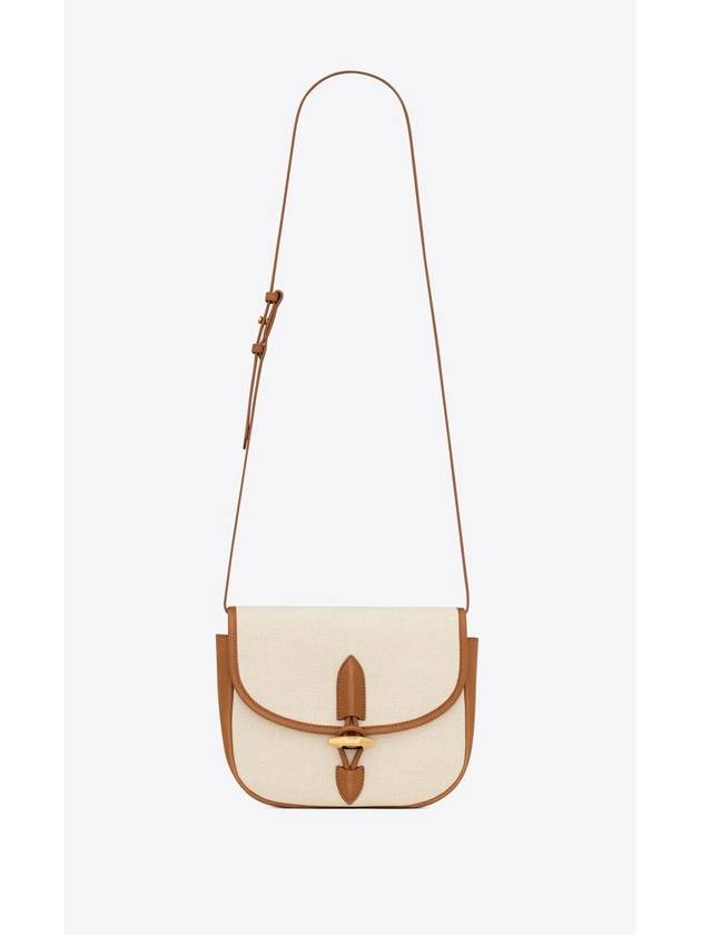 Le Caban Satchel Shoulder Bag Ivory - SAINT LAURENT - BALAAN 2