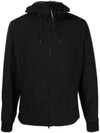 Shell R Goggle Hooded Jacket Black - CP COMPANY - BALAAN 2