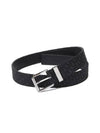 Micro Oblique Jacquard Belt Black - DIOR - BALAAN 1