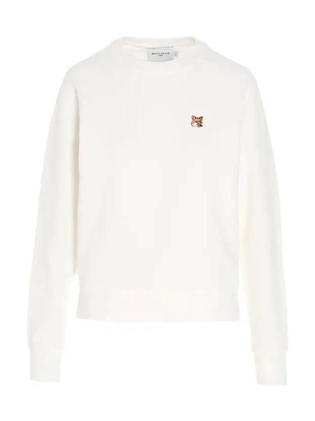 Fox Head Patch Adjusted Sweatshirt Ecru - MAISON KITSUNE - BALAAN 2