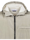 PrimaLoft-TC Nylon Zip Up Hoodie Stucco - STONE ISLAND - BALAAN 4