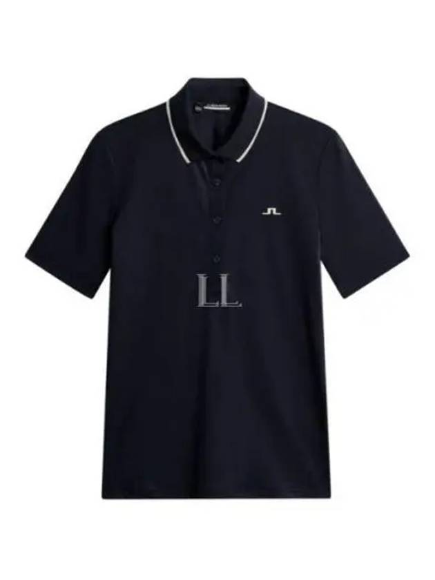 Mindy Polo Short Sleeve T-Shirt Navy - J.LINDEBERG - BALAAN 2