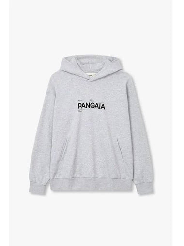 Unisex 365 Graphic Midweight Hoodie Melange Gray - PANGAIA - BALAAN 1