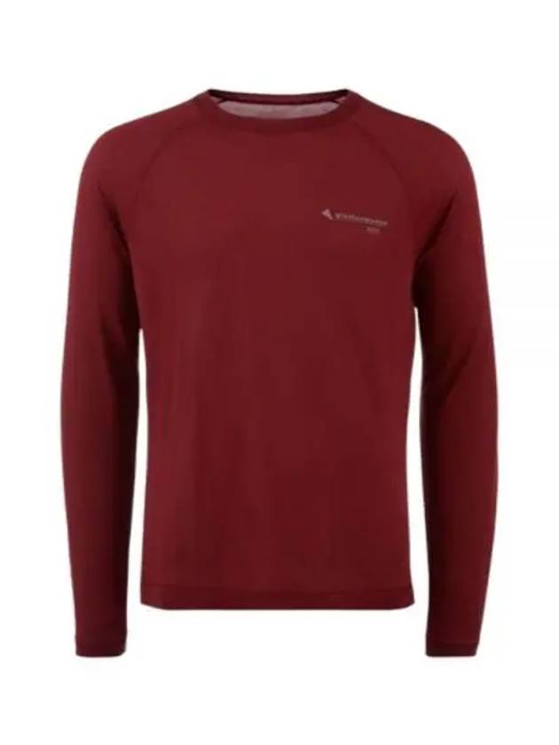 Geroa LS Tee Man Ruby Red 10365 244 - KLATTERMUSEN - BALAAN 2