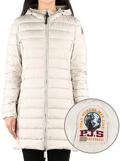 Women's Irene Light Down Long Padded Jacket Birch - PARAJUMPERS - BALAAN 2