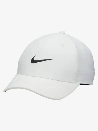 Dri-Fit Club Structured Heathered Ball Cap White - NIKE - BALAAN 2