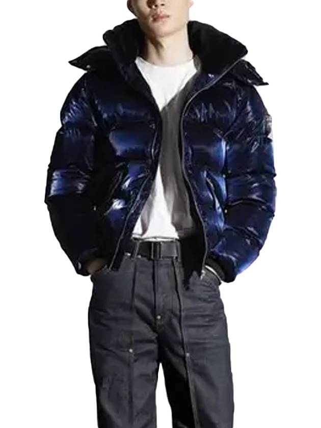 short padded bomber jacket navy - WOODPECKER - BALAAN 1