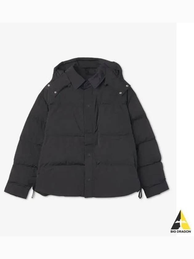 La Doudoune Chemise Zip-up Snap Button Puff Parka Black - JACQUEMUS - BALAAN 2