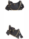 Re-Edition 2005 Saffiano Leather Shoulder Bag Black - PRADA - BALAAN 4