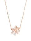 Hyperbola Volta Bow Pendant Necklace Rose Gold - SWAROVSKI - BALAAN 1