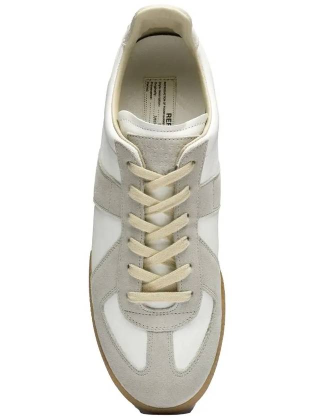 Replica Calfskin Low Top Sneakers White - MAISON MARGIELA - BALAAN 3