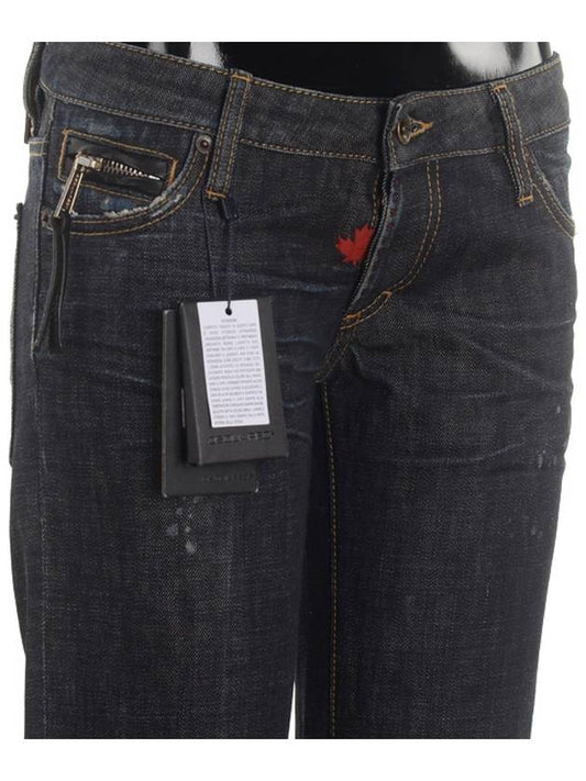 Leather detail maple denim - DSQUARED2 - BALAAN 2