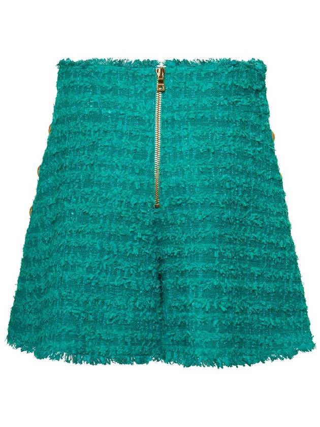 button tweed flare shorts - BALMAIN - BALAAN 3