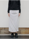 Pearl Glitter Banding Skirt White - AACA - BALAAN 3