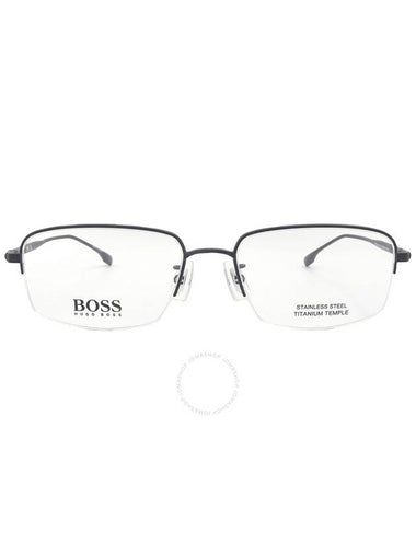 Hugo Boss Demo Rectangular Men's Eyeglasses BOSS 1298/F 0003 56 - HUGO BOSS - BALAAN 1