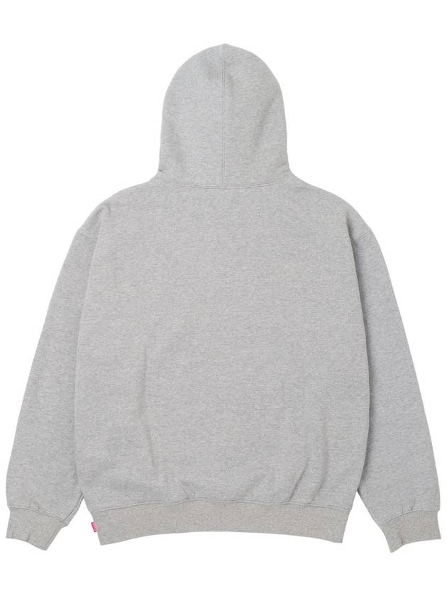 Men's Skull Embroidery Hoodie Grey - STOCKHOLM SYNDROME - BALAAN 3