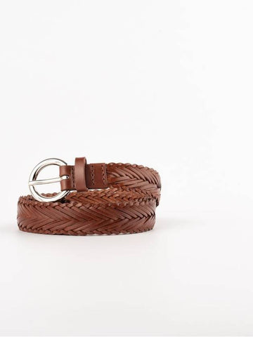 Orciani Braided Leather Belt - ORCIANI - BALAAN 1