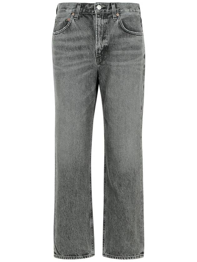 Agolde 'Valen' Grey Denim Jeans - AGOLDE - BALAAN 1