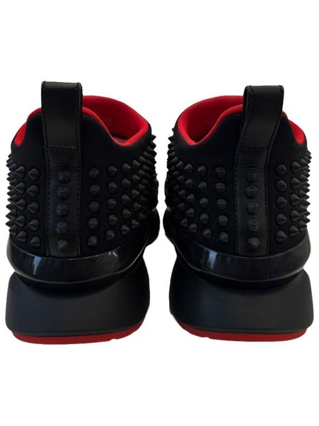 Spike Sock Low Top Sneakers Black - CHRISTIAN LOUBOUTIN - BALAAN 5