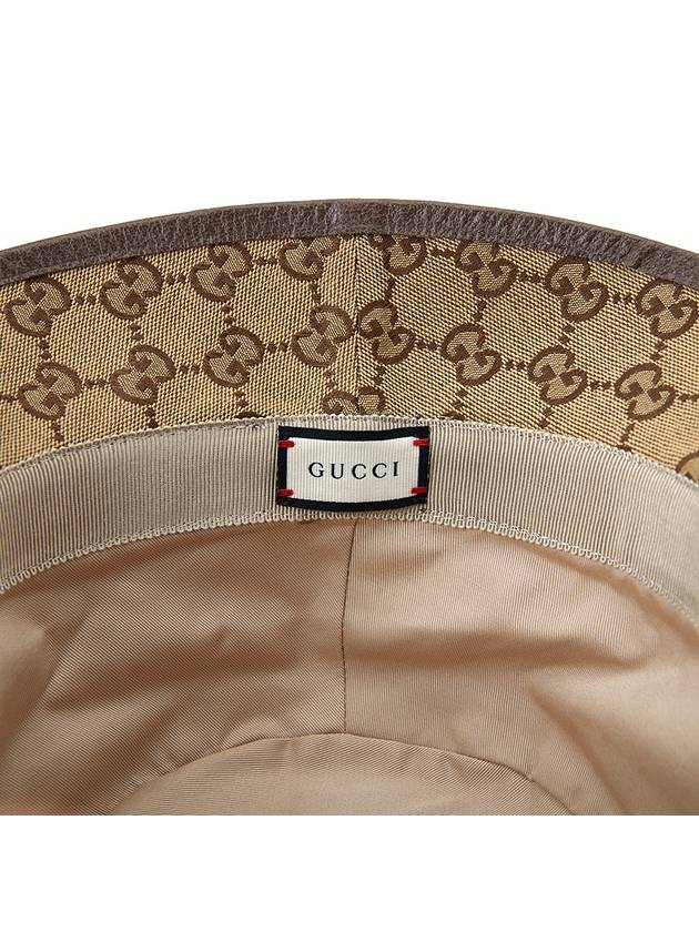 GG Canvas Fedora Beige - GUCCI - BALAAN 7