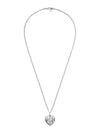 Women's Blind For Love Necklace YBB455542001 Silver - GUCCI - BALAAN 5