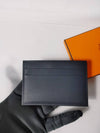 Citizen Twill Card Wallet Black - HERMES - BALAAN 5