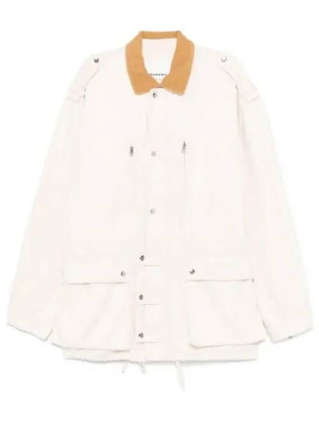 Eloan Cotton Single Coat Brown - ISABEL MARANT - BALAAN 2