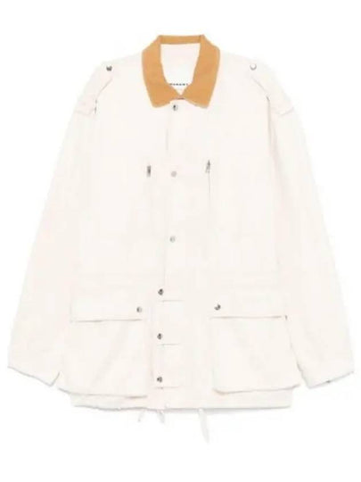 Eloan Cotton Single Coat Brown - ISABEL MARANT - BALAAN 2