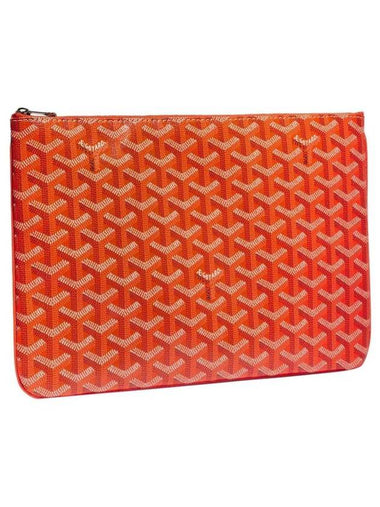 Senna MM Clutch Bag Orange - GOYARD - BALAAN 1