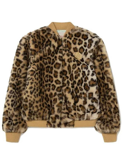 Kids Leopard Jacket Brown F22076 042HB - THE ANIMALS OBSERVATORY - BALAAN 2