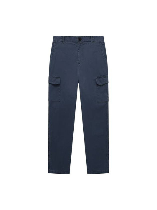 Bio Washing Cargo Chino Straight Pants Dark Navy - SOLEW - BALAAN 2