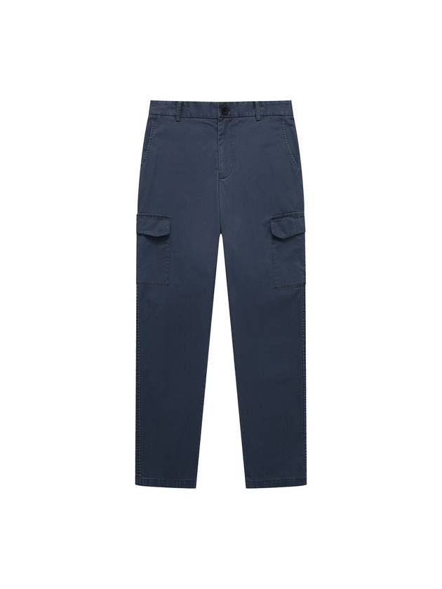 Bio Washing Cargo Chino Straight Pants Dark Navy - SOLEW - BALAAN 1