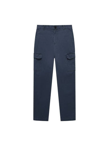 Bio Washing Cargo Chino Straight Pants Dark Navy - SOLEW - BALAAN 1