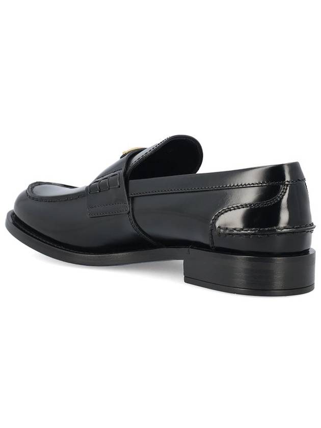 Brushed leather loafers black 1D813N 055 F0002 - PRADA - BALAAN 4