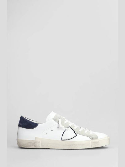 PRSX Navy Tab Low Top Sneakers White - PHILIPPE MODEL - BALAAN 2