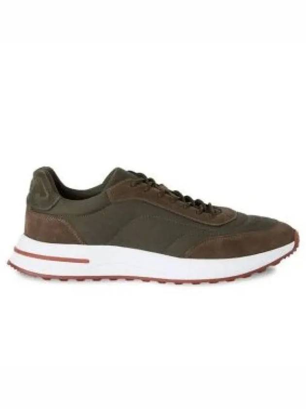 Week-End Walk Microfiber Storm System Sneakers Dark Taupe - LORO PIANA - BALAAN 2