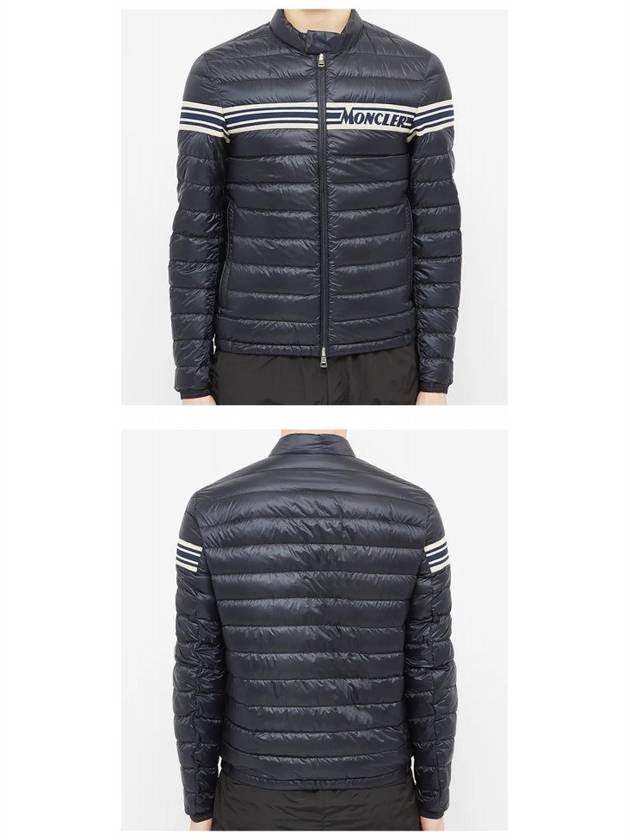 Renald Striped Goose Down Lightweight Padding Navy - MONCLER - BALAAN 6