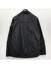 Garment Dyed Crinkle Reps R-NY Jacket Black - STONE ISLAND - BALAAN 4