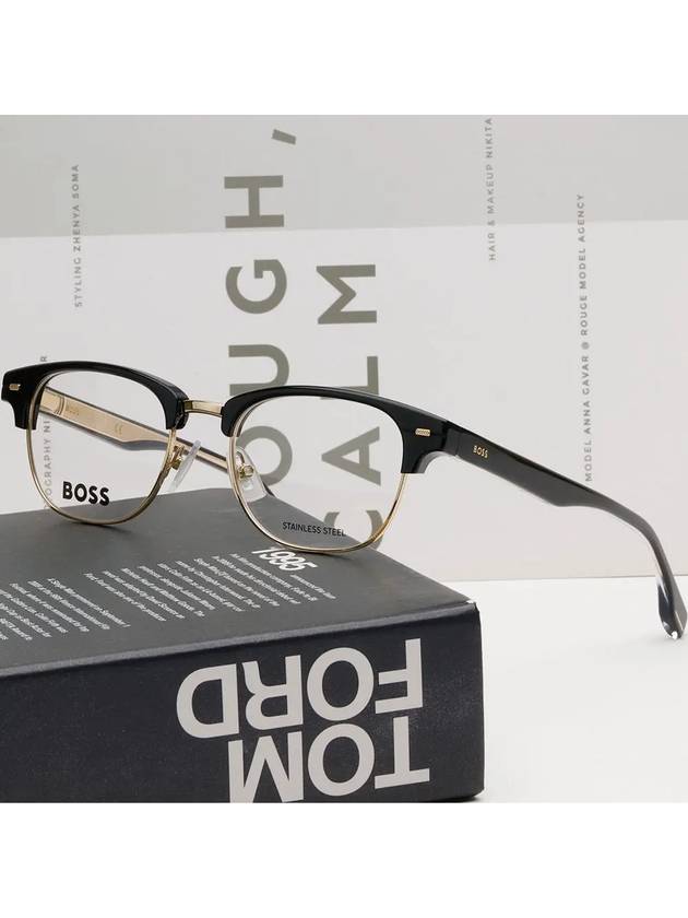 Hugo Boss Glasses Frame BOSS1382 2M2 Lower Geum Square Black - HUGO BOSS - BALAAN 2