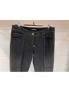 Women Gold Big Plate Jeans Black - DOLCE&GABBANA - BALAAN 4