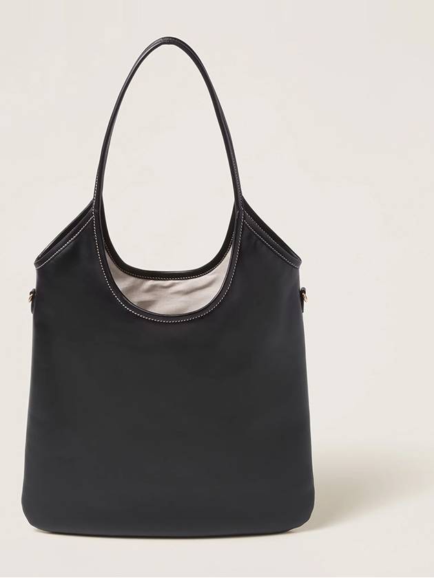 Ivy Leather Shoulder Bag Black - MIU MIU - BALAAN 3