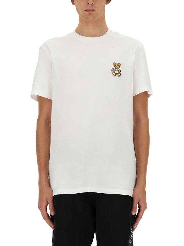 Moschino Teddy Patch T-Shirt - MOSCHINO - BALAAN 6