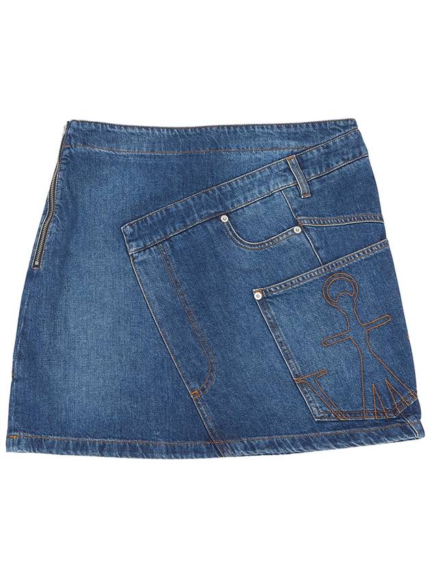 Denim Skirt DK0020PG1499804 Blue - JW ANDERSON - BALAAN 2