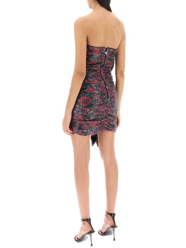 sequined strapless mini dress - ROTATE - BALAAN 3