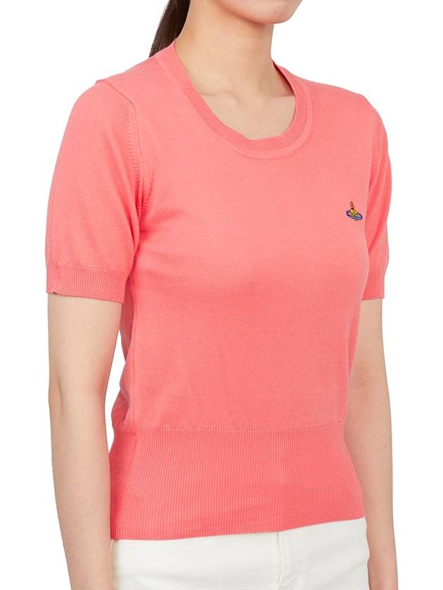 Bea Knit Top Coral - VIVIENNE WESTWOOD - BALAAN 4