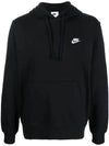 Sportswear Club Pullover Hoodie Black - NIKE - BALAAN 2