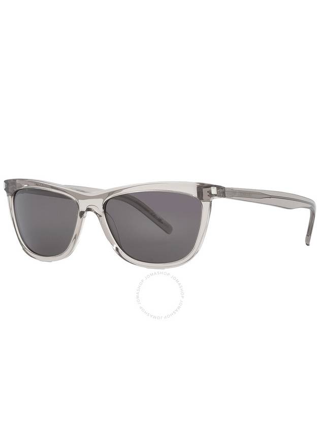 Saint Laurent Grey Cat Eye Ladies Sunglasses SL 515 006 58 - SAINT LAURENT - BALAAN 3