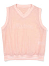 MARLBORN SCRIPT WOVEN VEST PINK WOMAN - MALBON GOLF - BALAAN 1